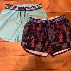 Under Armour Girls Youth Large Athletic Shorts